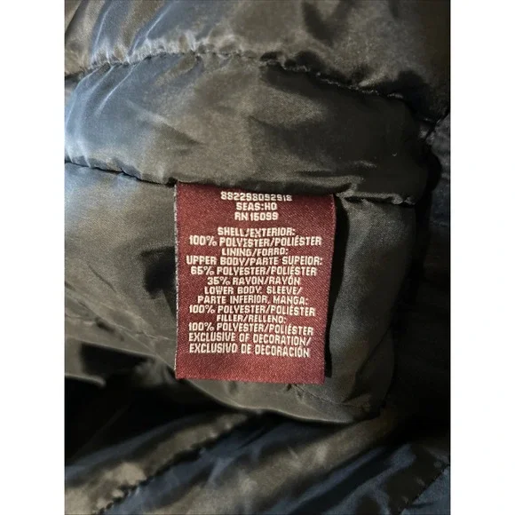 Covington Men's Jacket Size‎ XXL Black Full Zip Coat Outerwear - Picture 9 of 9